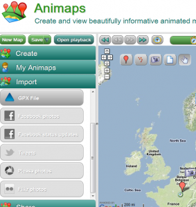 Crie mapas animados online, TECNOFAGIA